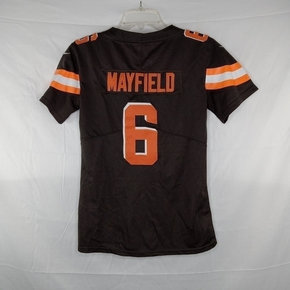 Nike NFL Baker Mayfield #6 Browns Jersey Youth Small On Field - Picture 6 of 6